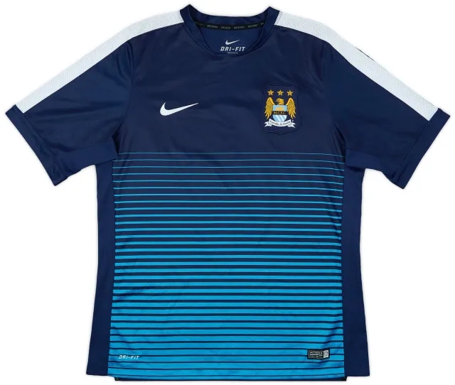 2014-15 Manchester City Nike Training Shirt - 9/10 - (XL)