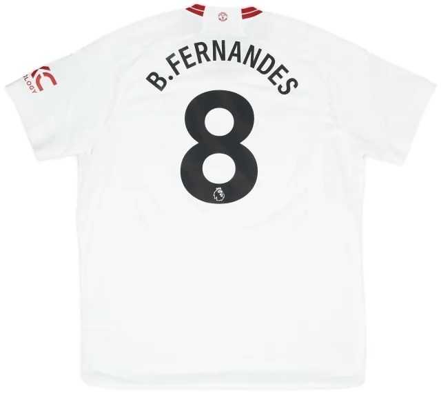 adidas 2023-24 Manchester United Third Shirt B. Fernandes #8 (XXL)