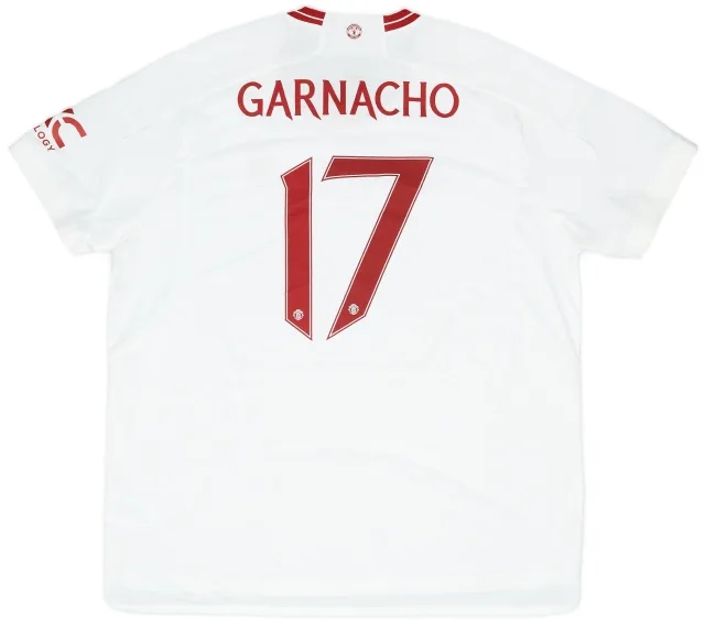 adidas 2023-24 Manchester United Third Shirt Garnacho #17 (XXL)
