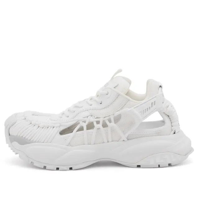 Versace Women's Mercury Leather Sneaker White