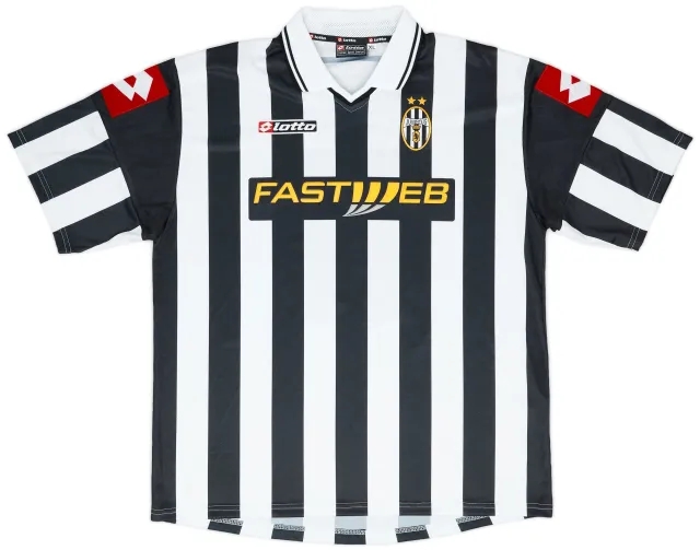 Lotto 2001-02 Juventus Match Issue Home Shirt #30