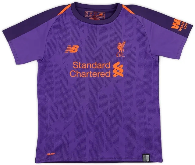 NewBalance 2018-19 Liverpool Away Shirt - 7/10 - (S.Boys)