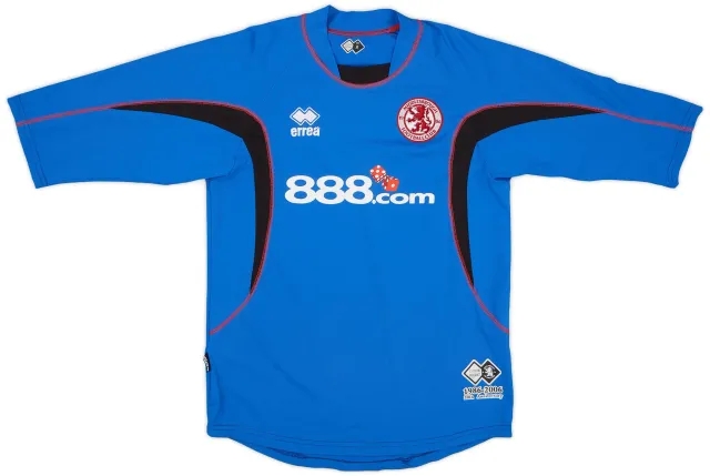 2006-07 Middlesbrough '20 Years' Errea Training Shirt - 6/10 - (M)