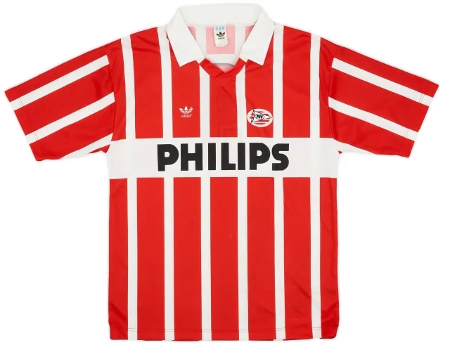 adidas 1990-92 PSV Home Shirt #9 (Romario) #9 - 4/10 - (XL)