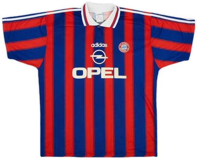 adidas 1995-97 Bayern Munich Home Shirt - 5/10 - (XL)