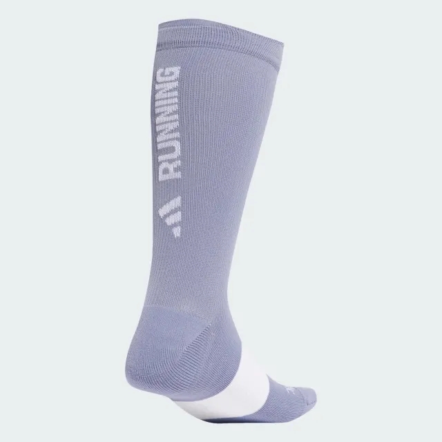Adidas Performance Runxgraphic Socks 1 Pair In Silver Violet / White