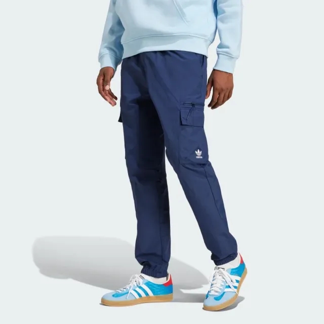 adidas Originals Men Trefoil Essentials Woven Cargo Pants