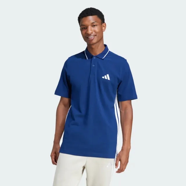 Adidas Essentials 3 Stripes Piqué Short Sleeve Polo