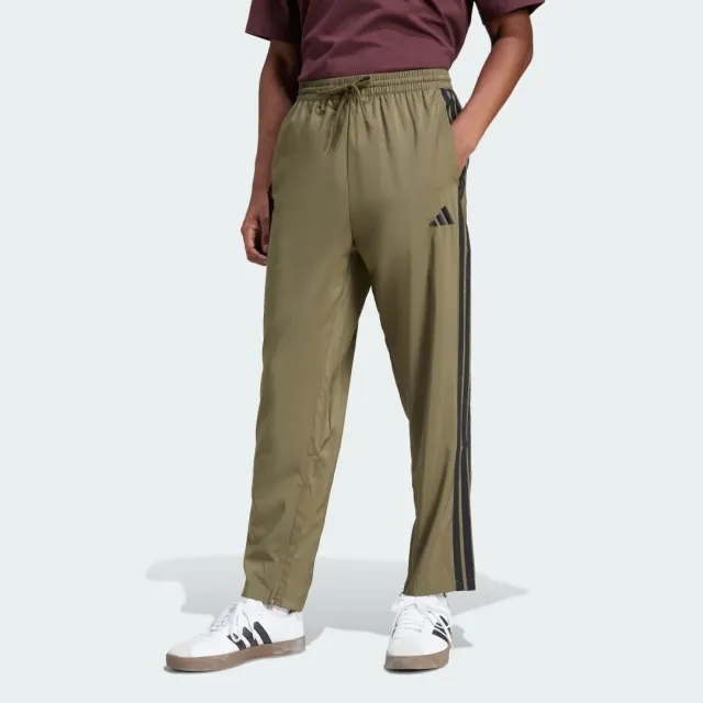 adidas Men Essentials 3 Stripes Stanford Pants Open Hem