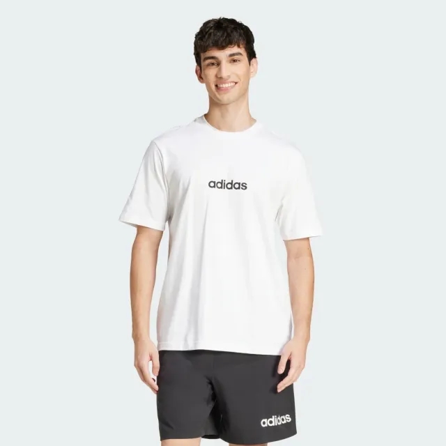 adidas Men Essentials Linear Single Jersey Tee