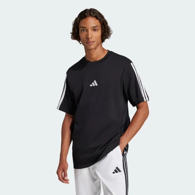 Adidas Essentials 3 Stripes Single Jersey Short Sleeve T-shirt