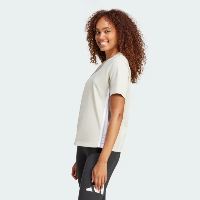 Adidas Essentials 3 Stripes Cotton Short Sleeve T-shirt