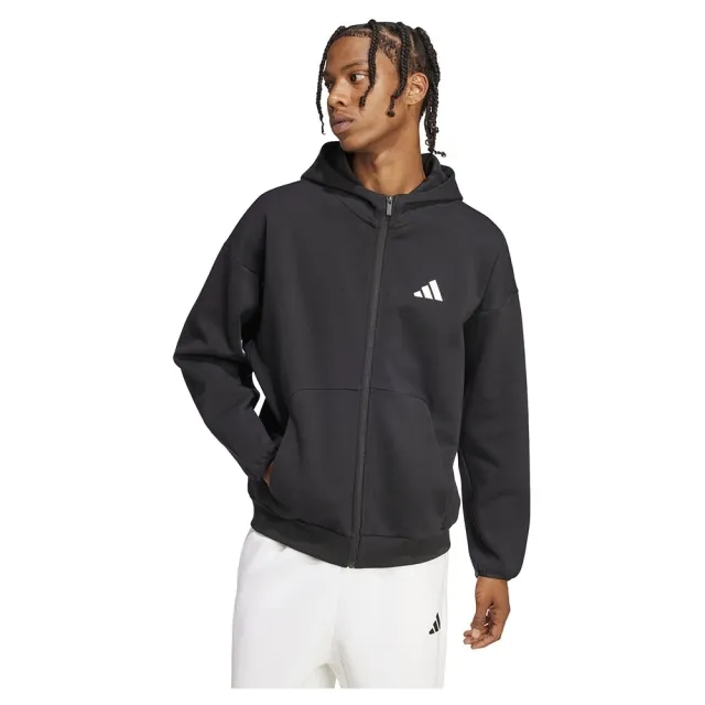 Adidas Future Icons Small Logo Full Zip Sweatshirt