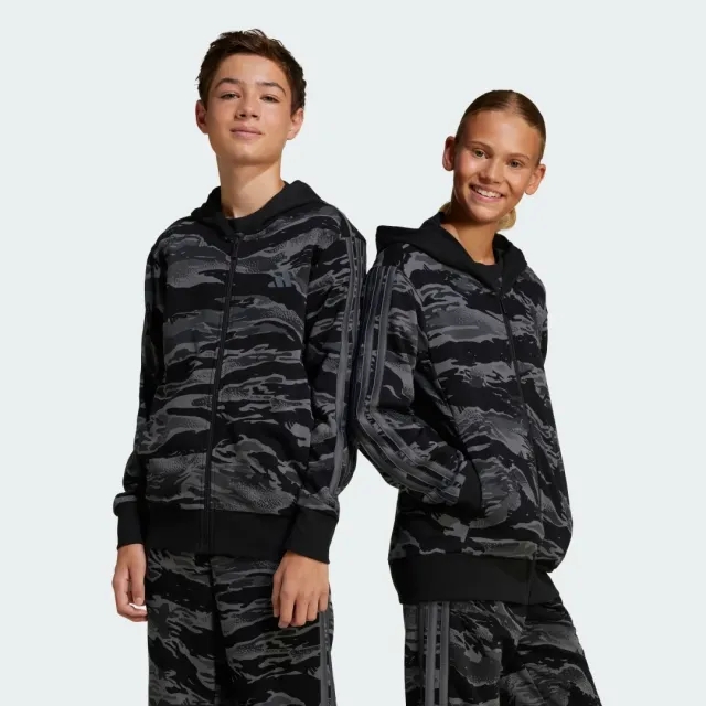Adidas Seasonal Essentials Camo Full Zip Sweatshirt