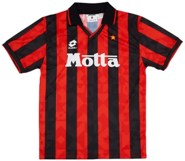 Lotto 1994-95 AC Milan Home Shirt - 10/10 - (L)