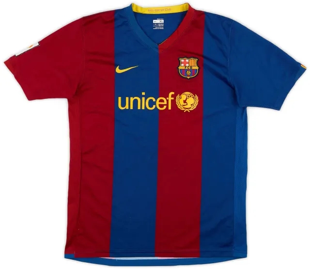Nike 2006-07 Barcelona Home Shirt - 6/10 - (XL.Boys)
