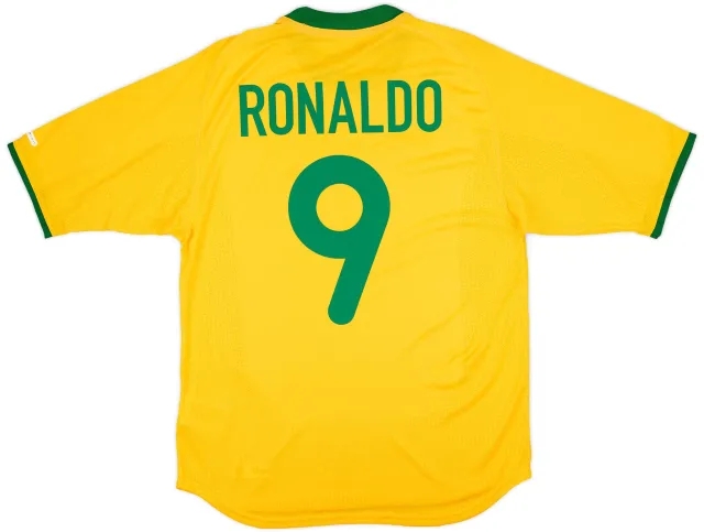 Nike 2000-02 Brazil Home Shirt Ronaldo #9 (S)