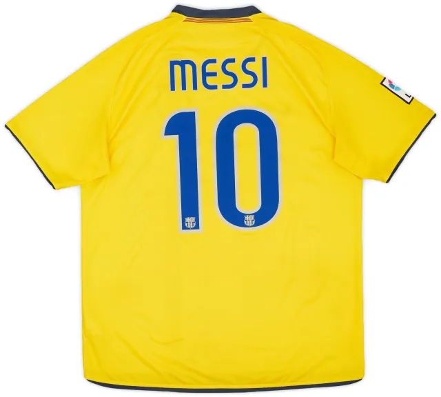 Nike 2008-10 Barcelona Away Shirt Messi #10 - 6/10 - (L)