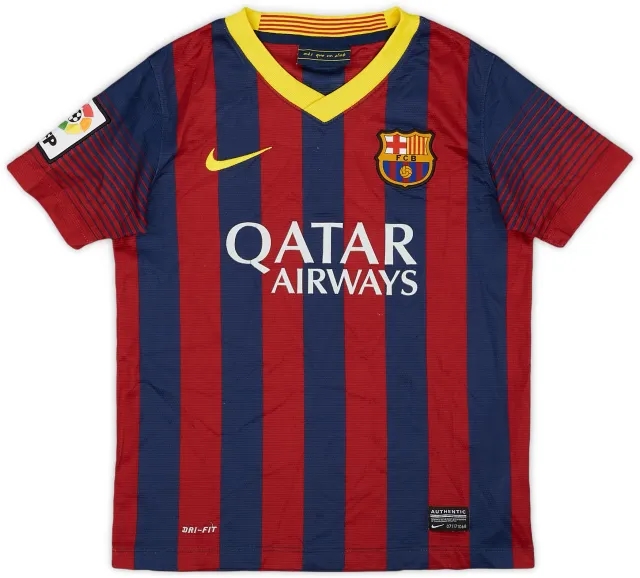 Nike 2013-14 Barcelona Home Shirt - 6/10 - (S.Boys)