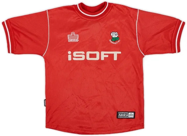 Admiral 2001-02 Barnsley Home Shirt - 6/10 - (M.Boys)