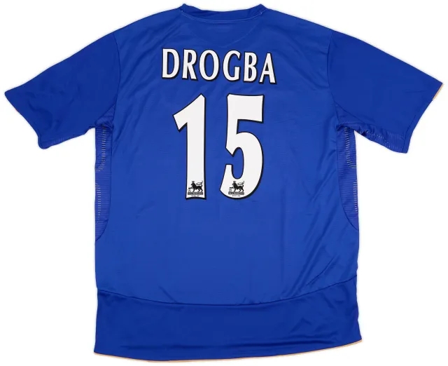 Umbro 2005-06 Chelsea Centenary Home Shirt Drogba #15 (XXL)