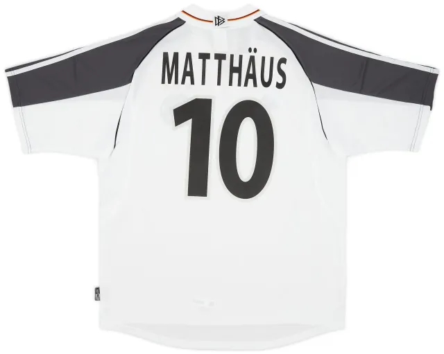 adidas 2000-02 Germany Home Shirt Matthaus #10 (L)