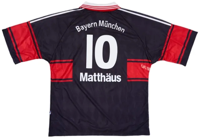adidas 1997-99 Bayern Munich Home Shirt Matthaus #10 (XL)