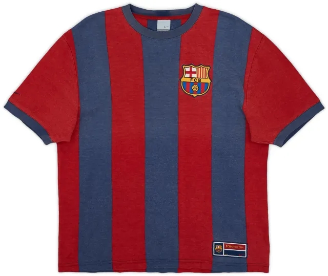 2002-03 Barcelona Nike Cotton Tee - 5/10 - (L)