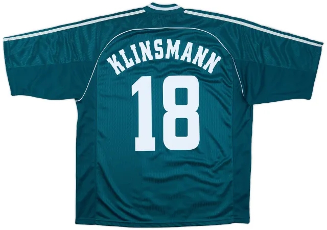 adidas 1998-00 Germany Away Shirt Klinsmann #18 (L)