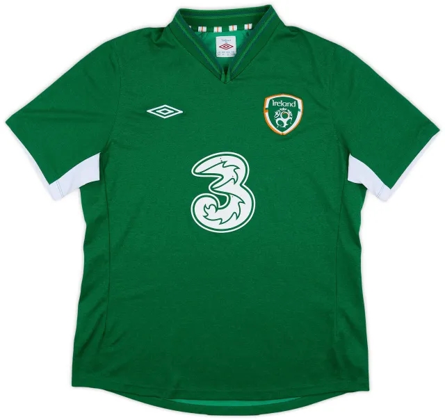 Umbro 2013-14 Ireland Home Shirt - 5/10 - (L)