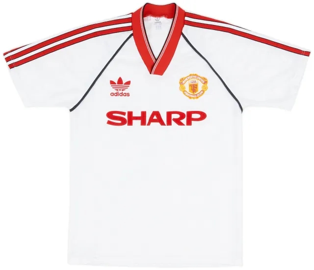 adidas 1988-90 Manchester United Away Shirt - 7/10 - (S)