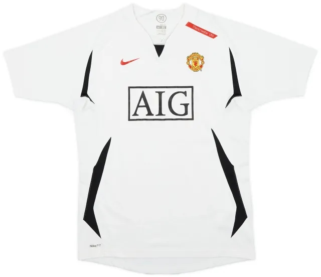 2007-08 Manchester United Nike Training Shirt - 7/10 - (XL.Boys)