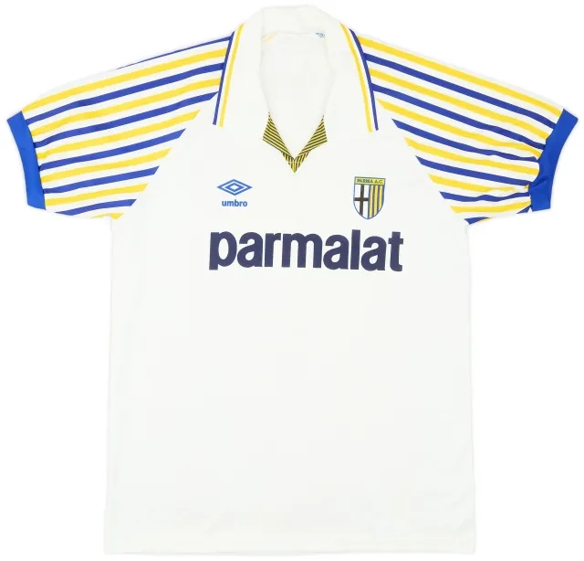 Umbro 1990-91 Parma Home Shirt - 6/10 - (M)