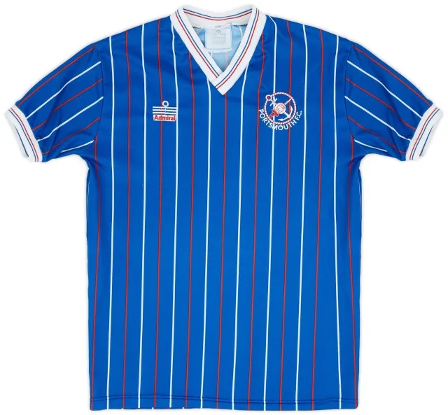 Admiral 1987-89 Portsmouth Home Shirt - 9/10 - (S)