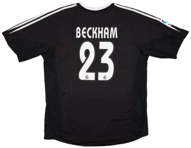 adidas 2004-05 Real Madrid Away Shirt Beckham #23 (L)