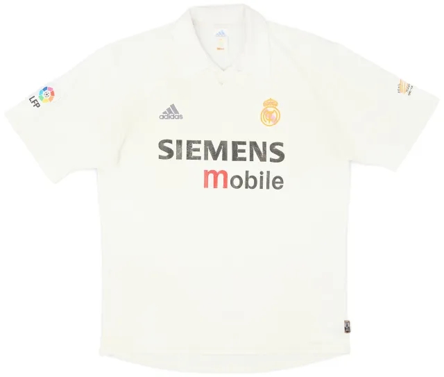 adidas 2002-03 Real Madrid Centenary Home Shirt - 4/10 - (L)