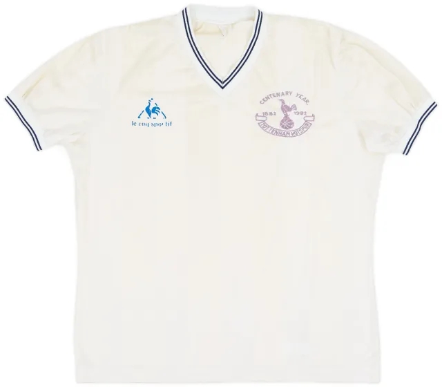 LeCoqSportif 1982-83 Tottenham Centenary Home Shirt - 6/10 - (L)