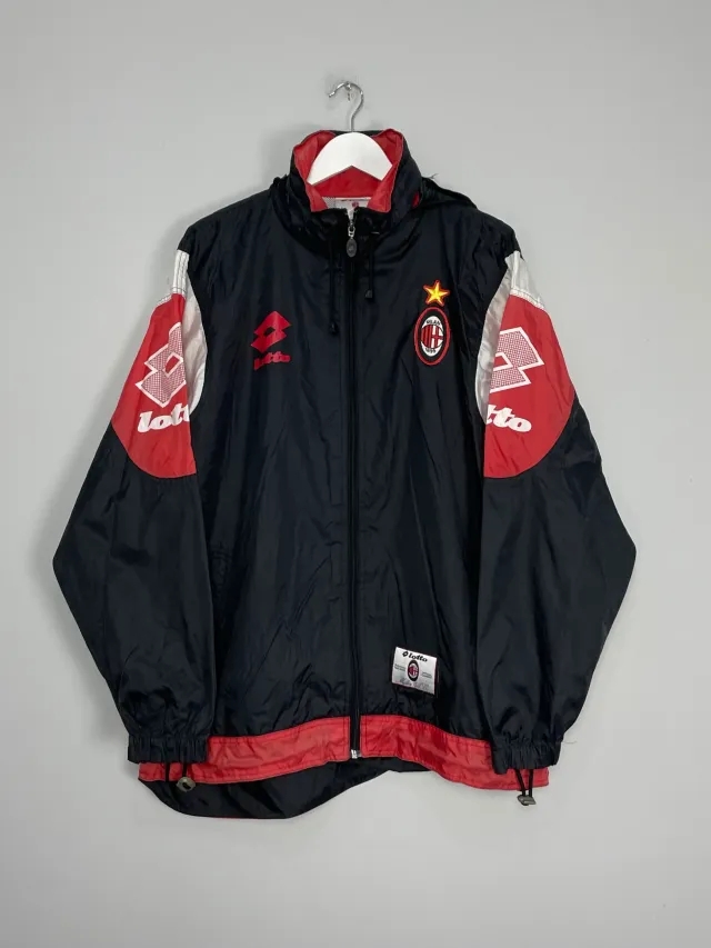 1995/96 AC MILAN TRAINING JACKET (M) LOTTO | Cult Kits