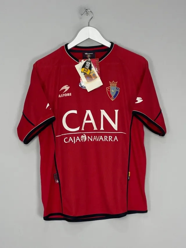 2002/03 OSASUNA VIDRIO #12 *BNWT* HOME SHIRT (S) ASTORE | Cult Kits