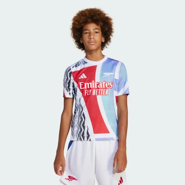 adidas Arsenal Kids SS Pre-Match Home Shirt 2024/25