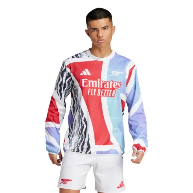 Arsenal adidas 24/25 Pre Match Warm Top, Multicolor