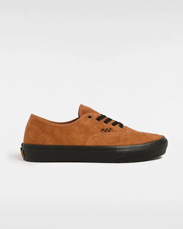 Vans - Skate Authentic Hairy Suede Shoe, Man, Orange