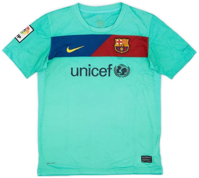 Nike 2010-11 Barcelona Away Shirt - 6/10 - (L.Boys)
