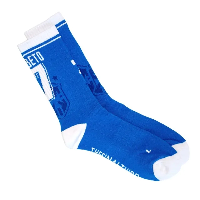 1994-97 Brazil Bebeto #7 Away Crew Socks