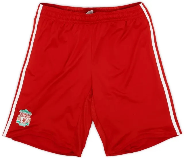 adidas 2008-10 Liverpool Home Shorts - 7/10 - (M)