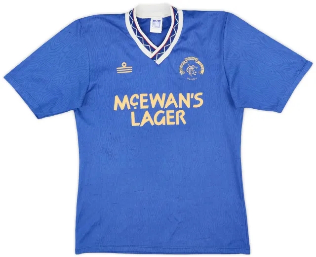 Admiral 1990-92 Rangers Home Shirt - 5/10 - (S)