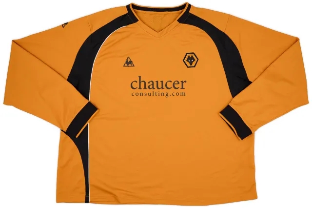 LeCoqSportif 2008-09 Wolves Home L/S Shirt - 6/10 - (3XL)