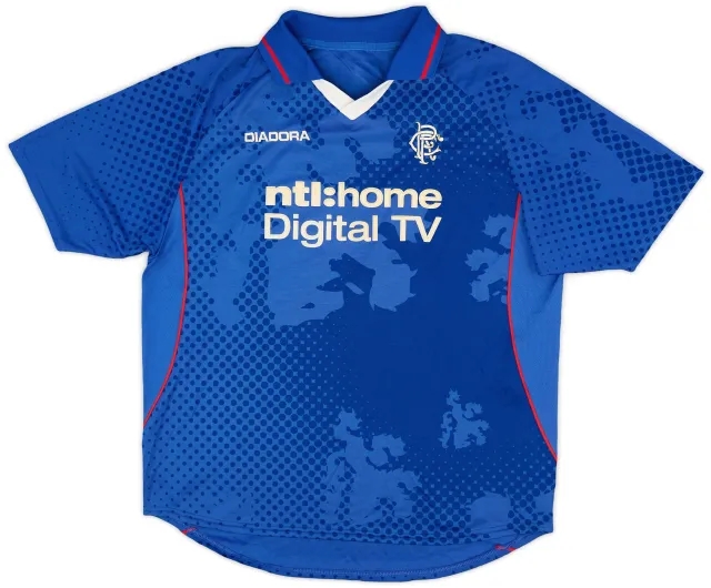 Diadora 2002-03 Rangers Home Shirt - 7/10 - (L)