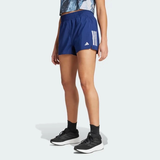 Adidas Performance Own The Run Shorts In Dark Blue
