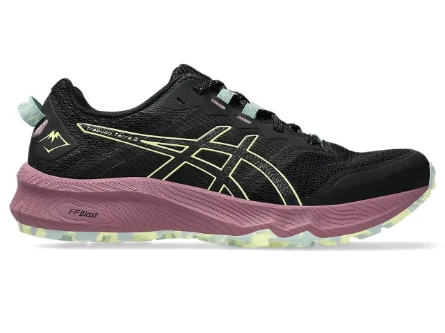 Asics Trabuco Terra 2 Women's Trail Running Shoes - Black/Mauve